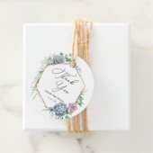 多肉質ゴールドフレームありがとう フェイバータグ (インサイチュ)