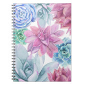 多肉質シモダンックマーブルフィエスタガーデンフローラ ノートブック (正面)