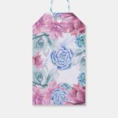 多肉質シモダンックマーブルブライダルシャワーフィエスタ ギフトタグ (裏面)