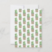 多肉質ゼブラ植物南西ポット新住所 案内状 (裏面)