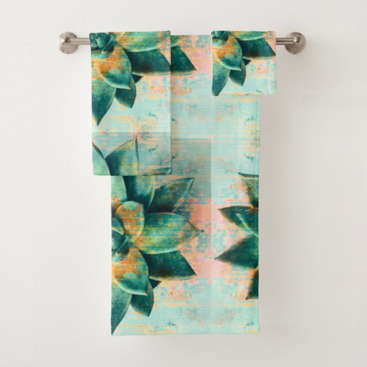 多肉質タオルセット バスタオルセット (インサイチュ)