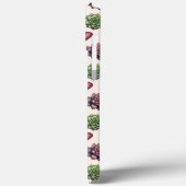 多肉質ハート水色バレンタインのパターン Case-Mate iPhoneケース (裏面 / 左)