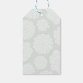 多肉質ブーケエレガントなウェディングサンキューラベル ギフトタグ (裏面)