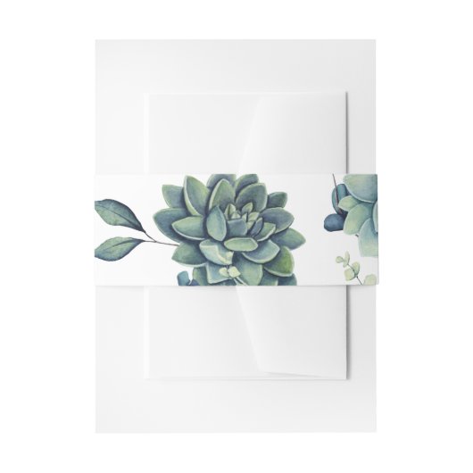 多肉質ベリーバンド 招待状ベリーバンド (正面例)