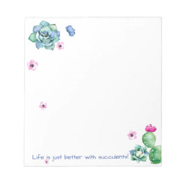 多肉質メモ帳 ノートパッド