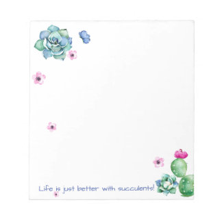 多肉質メモ帳 ノートパッド