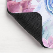 多肉質モダンシックマーブルフィエスタガーデン マウスパッド (コーナー)