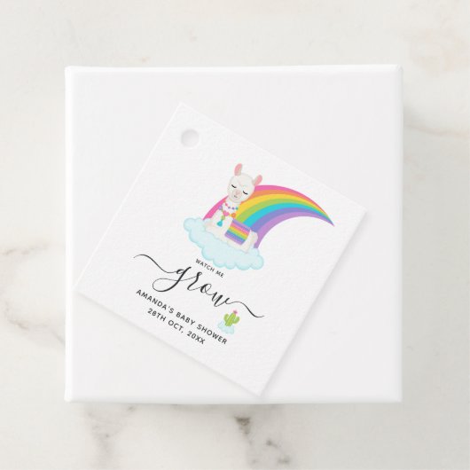 多肉質ラマ天国私が赤ちゃんシャワーを成長するのを見る フェイバータグ (インサイチュ)