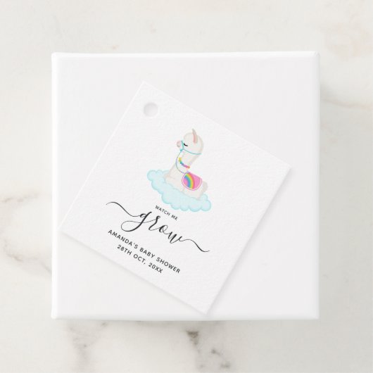 多肉質ラマ天国私が赤ちゃんシャワーを成長するのを見る フェイバータグ (インサイチュ)