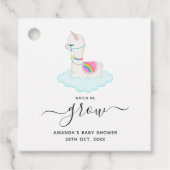 多肉質ラマ天国私が赤ちゃんシャワーを成長するのを見る フェイバータグ (正面)