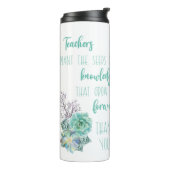 多肉質先生が知識の種を植える タンブラー (回転左)