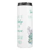 多肉質先生が知識の種を植える タンブラー (裏面)