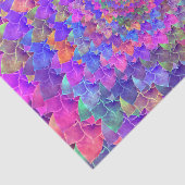 多肉質抽象芸術アートパープルカラフルフローラ 薄葉紙 (詳細)