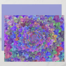 多肉質抽象芸術アートフローラ紫カラフル