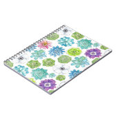 多肉質数々の- – 色 – ノートブック (左側)