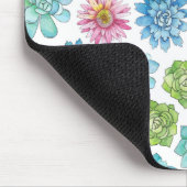 多肉質数々の- – 色 – マウスパッド (コーナー)