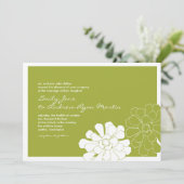 多肉質結婚式招待状 招待状 (スタンド正面)