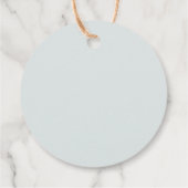 多肉質金ゴールドフレームブライダルシャワーありがとう フェイバータグ (裏面)