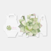 多肉質：カスタムパーティー フェイバーボックス (折り畳みなし)