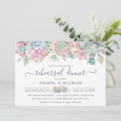 多肉赤面フローラサボテンリハーサルディナー 招待状 (スタンド正面)