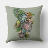 多肉配列 クッション (裏面)