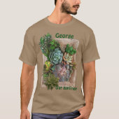 多肉配列 Tシャツ (正面)