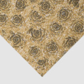 多肉金ゴールドグリッター金属エレガントデザイン 薄葉紙 (詳細)