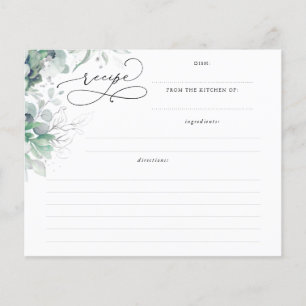 多肉銀緑ブライダルシャワーレシピ