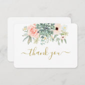 多肉類サンキューカード サンキューカード (正面/裏面)