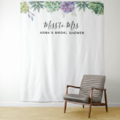 多肉類ブライダルシャワーバックップ タペストリー (インサイチュ)