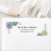 多肉類差出人住所 ラベル (インサイチュ)