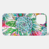 多肉類熱帯庭園 iPhoneケース (裏面横)