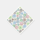 多肉類紙ナプキン スタンダードカクテルナプキン (角)