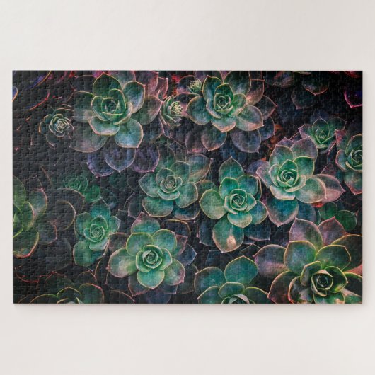 多肉類 ジグソーパズル (横)