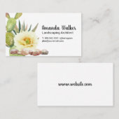 多肉類 | 花と岩 名刺 (正面/裏面)