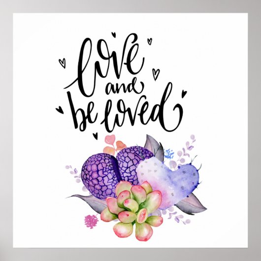 多肉食の四角いポスターが大好きである ポスター (正面)