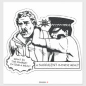 多肉食中国のべ シール (シート)