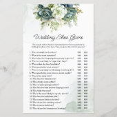 多肉食結婚またはカップルのシャワーシューゲーム (正面)