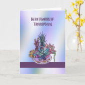 多肉骨髄移植カード カード (黄色い花)