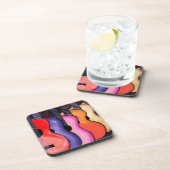 多色のなギターのコースター コースター (右側)