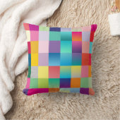 "多色のなデザイン" クッション (ブランケット)