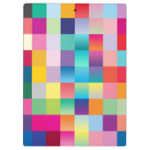 "多色のなデザイン" クリップボード (裏面)