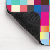 "多色のなデザイン" マウスパッド (コーナー)