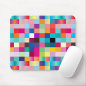 "多色のなデザイン" マウスパッド (マウス)