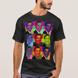 多色のなバラック・オバマ Tシャツ