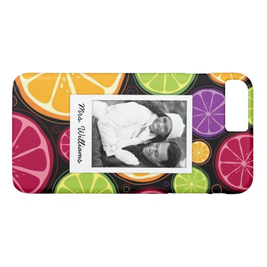 多色のな柑橘類は|あなたの写真を加えます Case-Mate iPhoneケース (裏面(横))