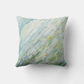 多色のな波のJuul著沿岸ビーチの枕 クッション (裏面)