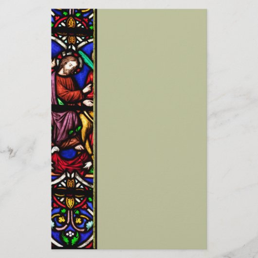 多色のな聖書場面 便箋 (正面)