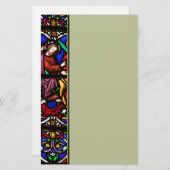 多色のな聖書場面 便箋 (正面/裏面)