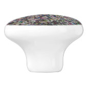 多色のグリッター セラミックノブ (側面)